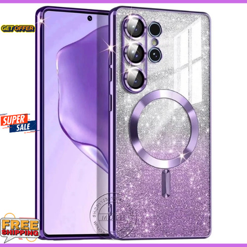 Glitter magnetic phone case - magnetic,