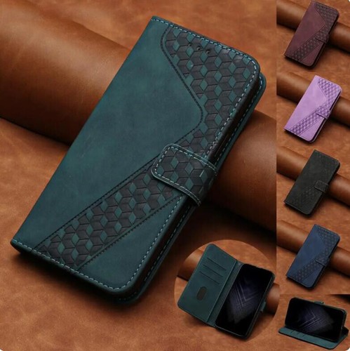 Leather flip wallet case cover - leather,