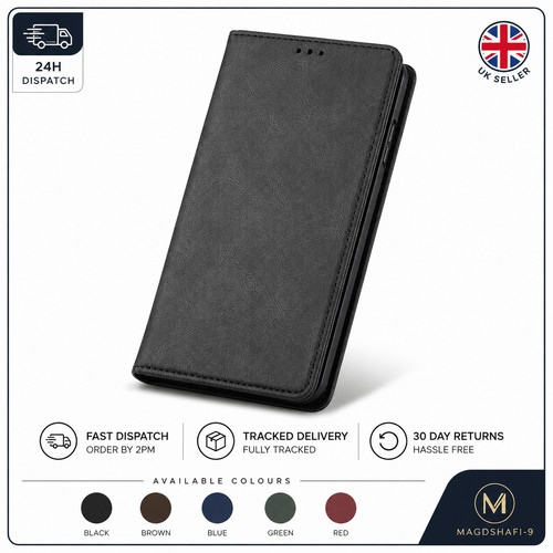 Flip leather magnetic phone - magnetic,