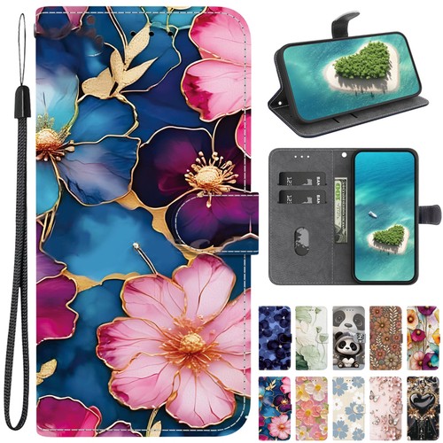 Pattern case leather wallet - pattern,